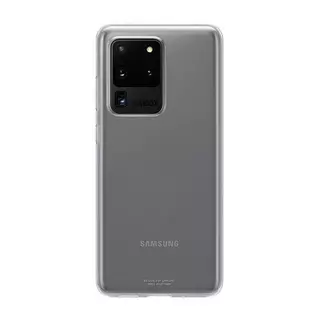 Telefontok eredeti Samsung Galaxy S20 Ultra - átlátszó szilikon hátlaptok