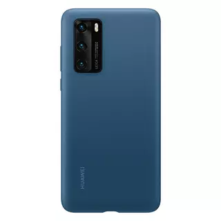 Telefontok Huawei P40 - Eredeti Huawei kék szilikon tok