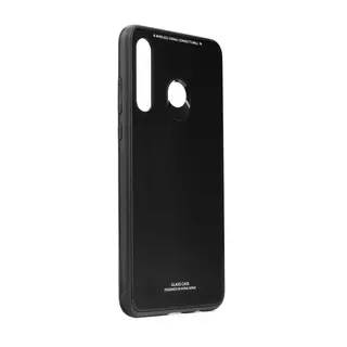 Telefontok Huawei P40 Lite E - Forcell fekete üveg hátlaptok