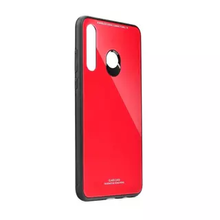 Telefontok Huawei P40 Lite E - Forcell piros üveg hátlaptok