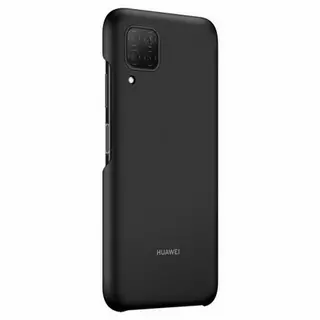 Telefontok Huawei P40 Lite - Eredeti Huawei fekete műanyag hátlaptok