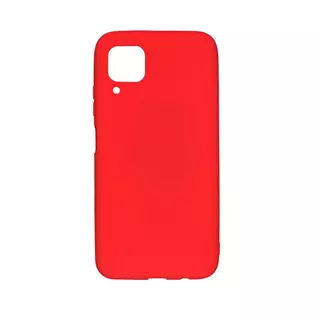 Telefontok Huawei P40 Lite - piros szilikon hátlap tok