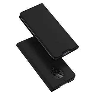Telefontok Xiaomi Redmi Note 9 PRO MAX - Dux Ducis fekete flipcover tok