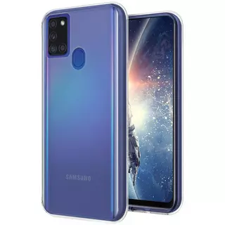 Telefontok Samsung Galaxy A21s - átlátszó szilikon tok