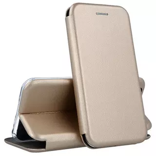 Telefontok Huawei P30 Lite - Smart Diva arany mágneses könyvtok