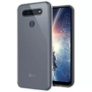 Telefontok LG K51S - átlátszó szilikon hátlaptok