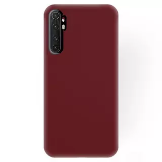 Telefontok Xiaomi Mi Note 10 Lite - burgundy szilikon hátlaptok