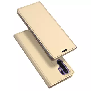 Telefontok Huawei P30 PRO - Dux Ducis arany flipcover tok