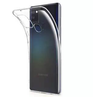 Telefontok Samsung Galaxy A21s - 2mm-es átlátszó szilikon hátlaptok 