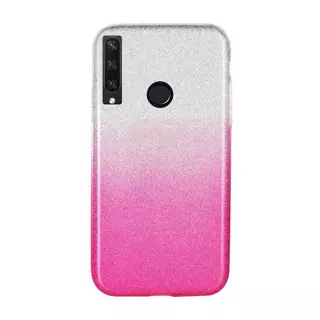 Telefontok Huawei Y6p - Ezüst/pink Shiny tok