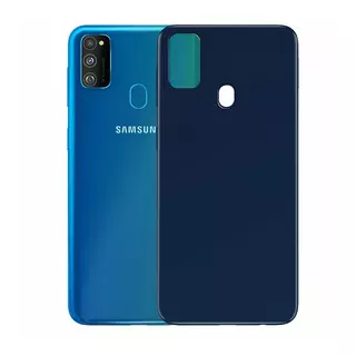 Telefontok Samsung Galaxy M21 / M30s - kék szilikon hátlaptok