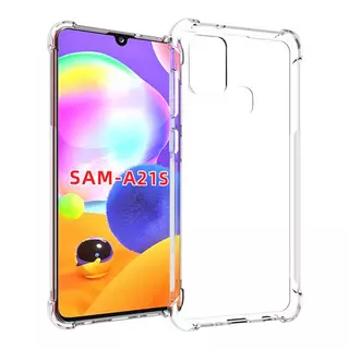 Telefontok Samsung Galaxy A21s - Ütésálló átlátszó hátlaptok