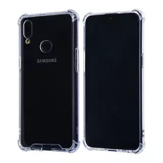 Telefontok Samsung Galaxy A10s - Ütésálló átlátszó szilikon hátlaptok