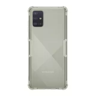 Telefontok Samsung Galaxy A71 - Nillkin Nature szürke átlátszó zselés tok