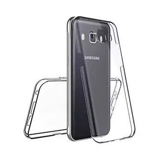 Telefontok Samsung Galaxy J7 2016 - ultravékony átlátszó szilikon tok 360 fokos
