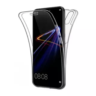 Telefontok Huawei Y7 2019 / Y7 Prime 2019- ultravékony átlátszó elő+hátlapi szilikon tok 360°-os
