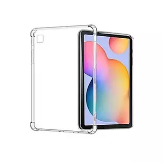 Tablettok Samsung Tab S6 Lite (SM-P610, SM-P615) - átlátszó, sarokerősített szilikon tablet tok