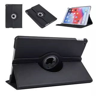 Tablettok iPad 2019 10.2 (iPad 7) - fekete fordítható műbőr tablet tok