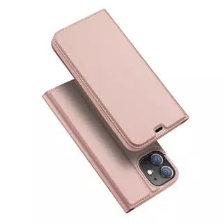 Telefontok iPhone 12 Pro - Dux Ducis rosegold kinyitható tok