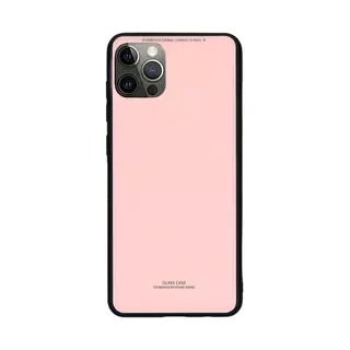Telefontok iPhone 12 Pro Max- Forcell pink üveg hátlaptok