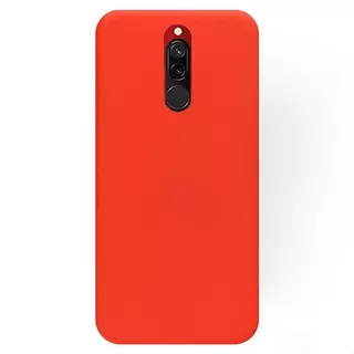 Telefontok Xiaomi Redmi 8 - piros szilikon tok
