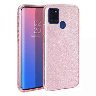 Telefontok Samsung Galaxy A21s - pink Shiny tok