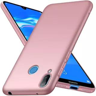 Telefontok Huawei Y7 2019 / Y7 Prime 2019 - púder pink szilikon tok