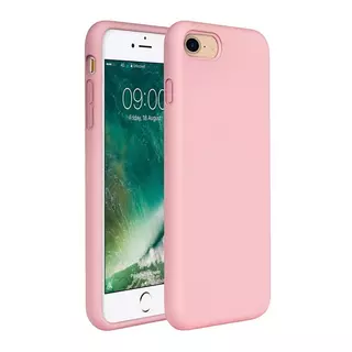 Telefontok iPhone 7 / 8 - Világos pink szilikon hátlap tok