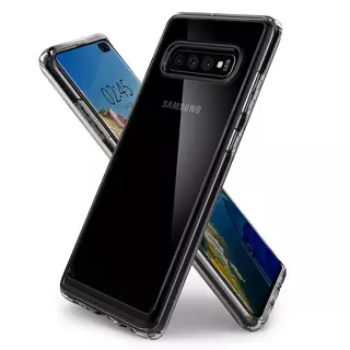 Telefontok Samsung Galaxy S10+ (S10 Plus) - SPIGEN CRYSTAL CLEAR átlátszó tok