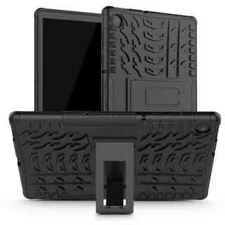 Tablettok Lenovo Tab M10 Plus 10,3 (TB-X606F) - Armorlok ütésálló, kitámasztható, fekete tablet tok