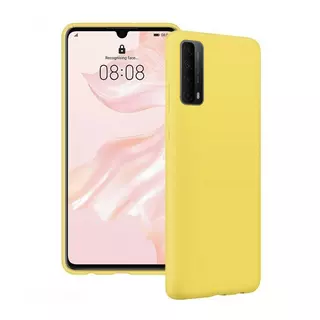 Telefontok Huawei P smart 2021 - citromsárga szilikon tok
