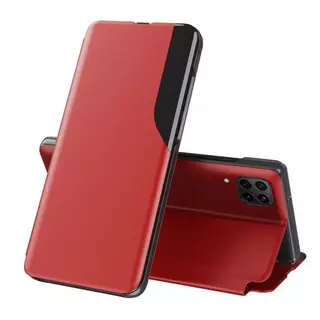 Telefontok Huawei P40 Lite - Eco View bőrhatású piros mágneses könyvtok