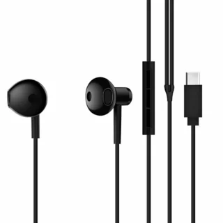 Headset: Eredeti Xiaomi - stereo fekete headset Type-C csatlakozóval