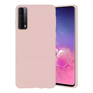 Telefontok Huawei P smart 2021 - pink szilikon tok
