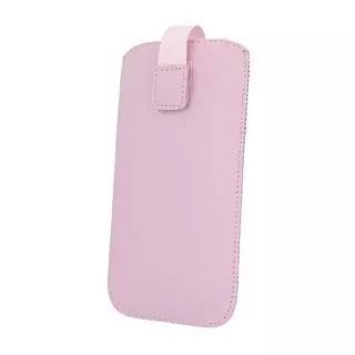 Telefontok 6,9 col - pink tépőzáras-kihúzós tok (166x76 mm)