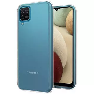 Telefontok Samsung Galaxy A12 - átlátszó szilikon tok
