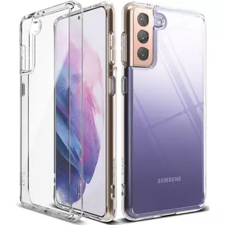 Telefontok Samsung Galaxy S21 - Ringke Fusion átlátszó hibrid tok