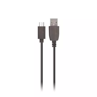 Kábel: MaxLife - USB / MicroUSB fekete adatkábel 20cm, 2A