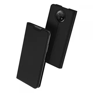 Telefontok Xiaomi Redmi Note 9T 5G - Dux Ducis fekete flipcover tok