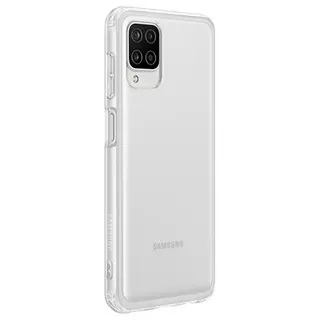 Telefontok Samsung Galaxy A12 - Eredeti SAMSUNG átlátszó szilikon tok