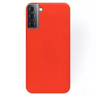 Telefontok Samsung Galaxy S21+ (S21 Plus) - piros szilikon tok