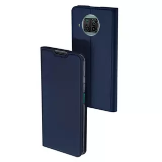 Telefontok Xiaomi Mi 10T Lite 5G - Dux Ducis kék flipcover tok