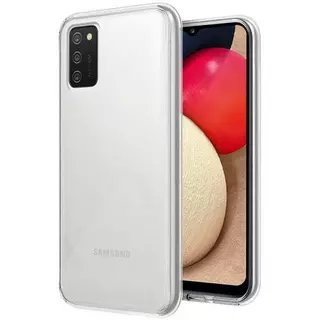 Telefontok Samsung Galaxy A02s - átlátszó szilikon tok