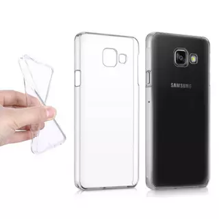 Telefontok Samsung Galaxy A3 2016 - Átlátszó szilikon tok