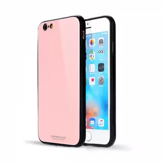 Telefontok iphone 7 / 8 / SE 2020 - pink üveg hátlaptok