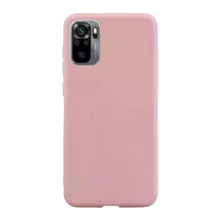Telefontok Xiaomi Redmi Note 10 - púder pink szilikon tok