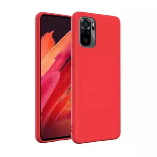 Telefontok Xiaomi Redmi Note 10 - piros szilikon tok
