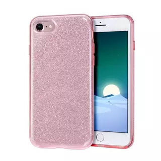 Telefontok iPhone SE 2020 - pink Shiny tok
