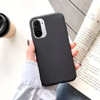Telefontok Xiaomi Poco F3 / Xiaomi Mi 11i - fekete szilikon tok