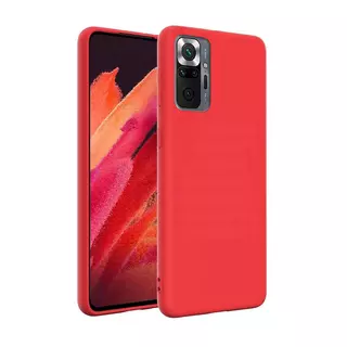 Telefontok Xiaomi Redmi Note 10 Pro / 10 Pro Max - piros szilikon hátlaptok